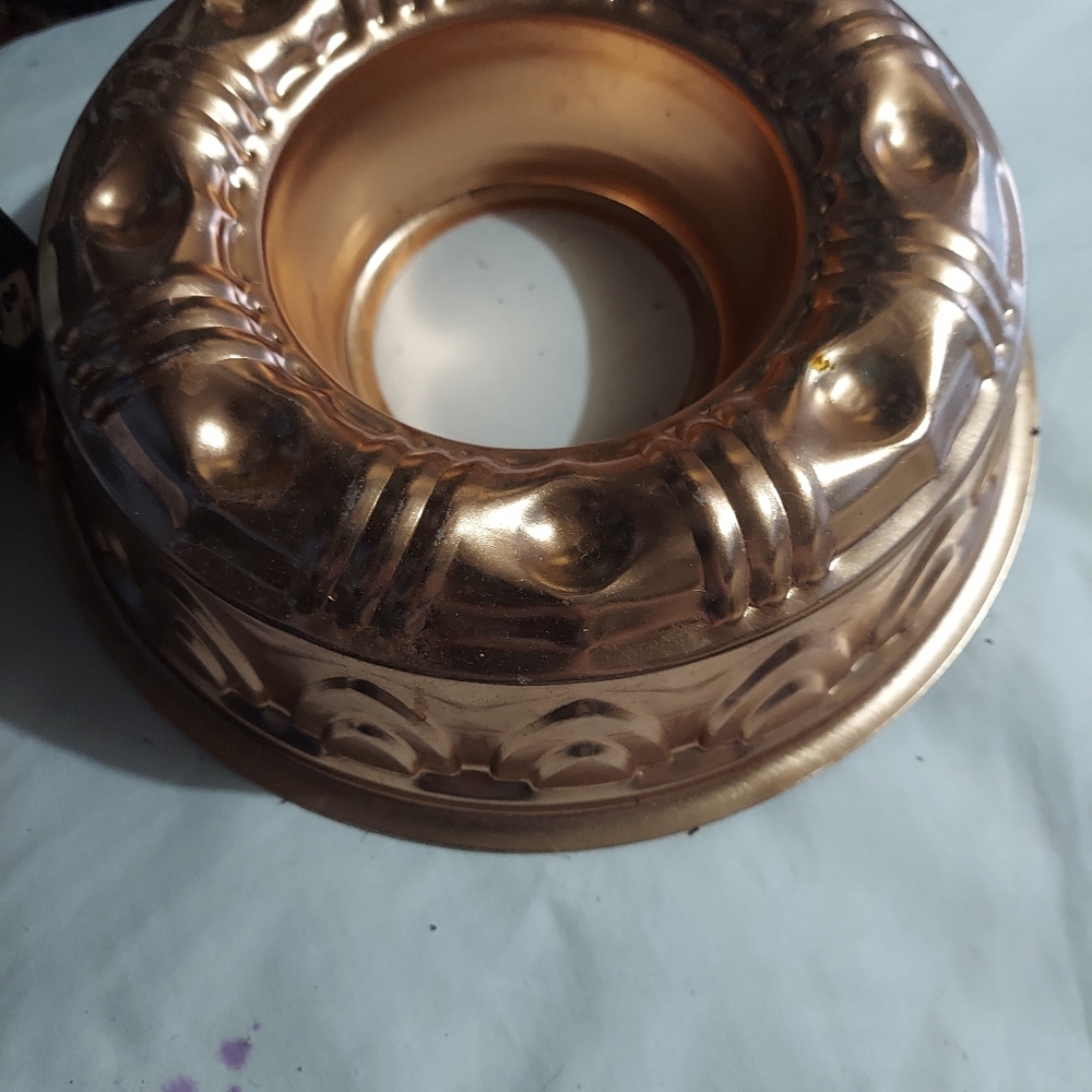 Vintage copper mold
